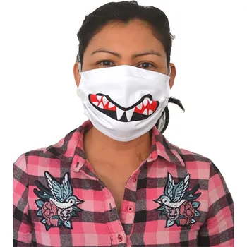 Bavlněná rouška s potiskem Zubatý úsměv 336550