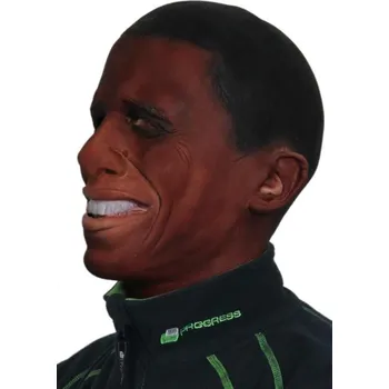 Karnevalová maska Maska Barrack Obama 330523