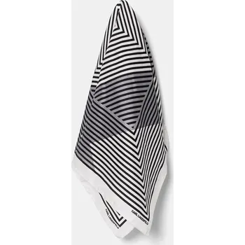 Šátek Hedvábný šátek Karl Lagerfeld A1W33181 černá 99X, vel. ONE SIZE