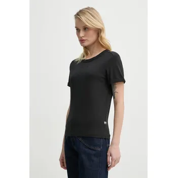 Pánské tričko Bavlněné tričko G-Star černá barva, D26069-D975 D26069.D975 99X, vel. M