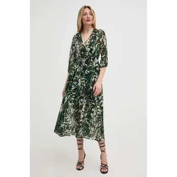 Dámské šaty Šaty Morgan RIMPA.F RIMPA.F.MULTICO zelená 77X, vel. 38