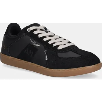 Pánské tenisky Kožené tenisky Aeronautica Militare SNEAKERS pánské, černá barva, 252SC0315UPL00244 252SC0315UPL00244.34300 99X, EUR 40