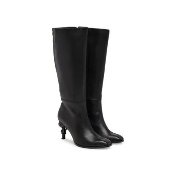 Dámské kozačky Kozačky KARL LAGERFELD KL39175 Černá 39