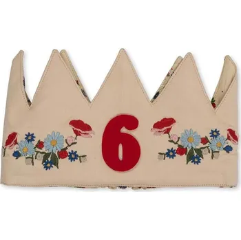 Čepice Dětská narozeninová koruna Konges Sløjd BIRTHDAY CROWN KS5915 růžová 30X, vel. ONE SIZE