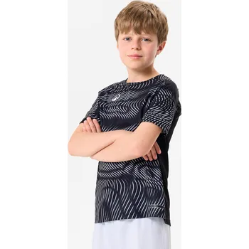 KIPSTA Dětský fotbalový dres Club Wavy 5-6 LET BEZBARVÁ|BÍLÁ|ČERNÁ