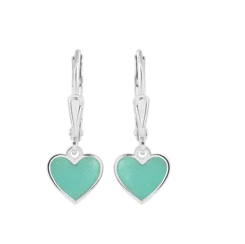 Náušnice Yoowey Náušnice stříbrné srdce NA2064