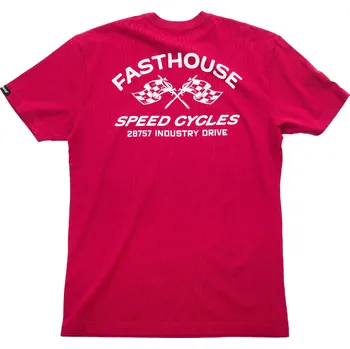 Fasthouse Crown Tee Cardinal Velikost: L