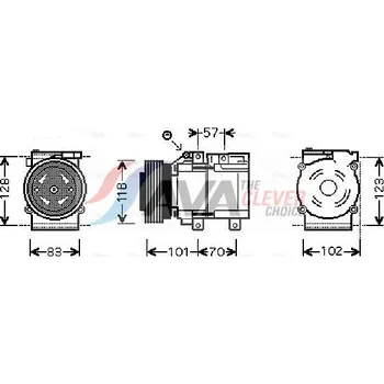 Kompresor klimatizace Kompresor klimatizace, HYAK209