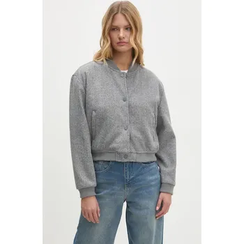 Pánský bomber Bomber bunda Answear.LAB LJK.WARLIE.ums šedá 90X, vel. XL