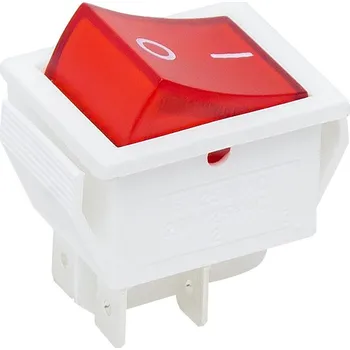 vypínač Kolébkový vypínač MK621 230V černý bílý