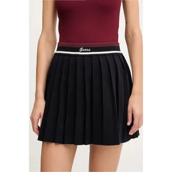 Dámská sukně Vlněná sukně Guess SABINA tmavomodrá barva, mini, áčková, V5BD02 Z1152 V5BD02.Z1152 59X, vel. M