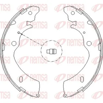 Brzdová čelist Sada brzdových čelistí, 4224.00