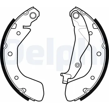 Brzdová čelist Sada brzdových čelistí, LS2134