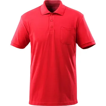 Pánské tričko MASCOT® Polokošile s náprsní kapsou Dopravní červená Velikost: 3XL