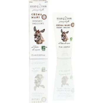 Péče o ruce DELICATO D´ASINA: BIO krém na ruce s oslím mlékem 75ml TML K1987