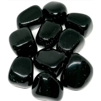 Černý obsidián leštěný velký XL – esoterika, znamení a léčivá síla (ochranný kámen proti negativní energii)