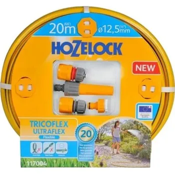 Držák na zahradní hadici Hozelock Zavlažovací hadice 20m Ultraflex Hose Starter Set 12.5mm 117004