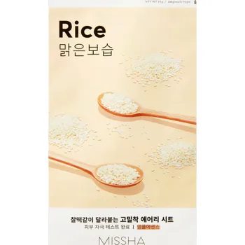 Pleťová maska Missha Airy Fit rozjasňující pleťová maska, 19 g