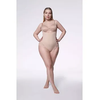 Stahovací kalhotky Zeštíhlující body pod poprsím 119 Natural - Julimex XL