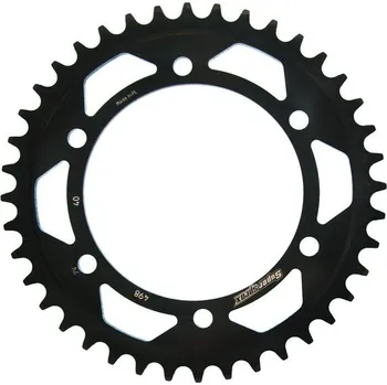 Řetězová sada pro motocykl Řetězová rozeta SUPERSPROX RFE-498:40-BLK černý 40 zubů, 525