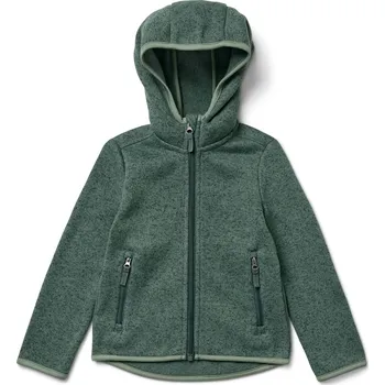Chlapecká mikina 704644 - Tchibo - Dětská mikina z pleteného fleecu - pro ženy - vel. 86/92 - barva: zelená