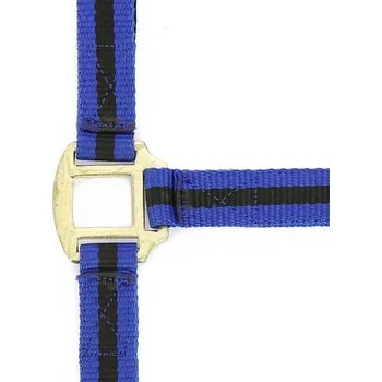 Ohlávka NORTON Nylon modrá/černá COB