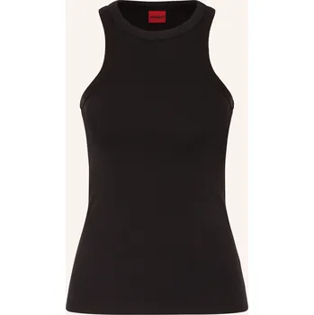 Hugo Dámský Top The Plain Tank, černá, 36