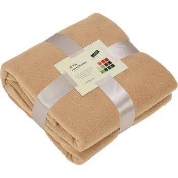 Chlapecké tričko Fleecová deka James & Nicholson 950 - béžová