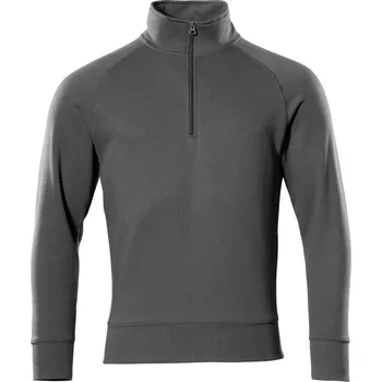Pánská mikina MASCOT® Mikina s krátkým zipem Tmavě antracitová Velikost: 2XL