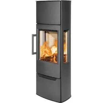 Krbová kamna Hwam Wiking Miro 5 se spodními dvířky šedá
