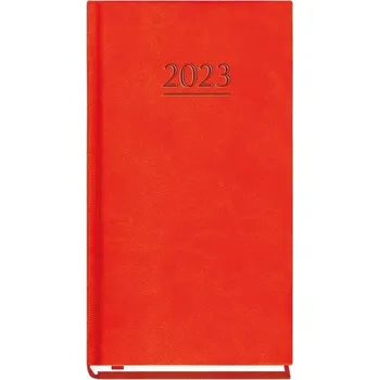 Kalendář Terminarz 2023 Kieszonkowy Czerwony