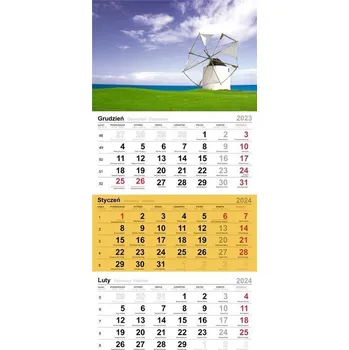 Kalendář Kalendarz 2024 Trójdzielny wiatrak