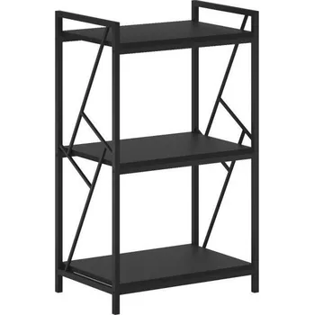 Šatní skříň Regál černý R2-FXJG 3P