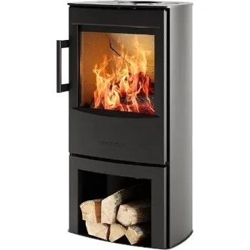 Krbová kamna Hwam Wiking Mini 4 se zásobníkem černá