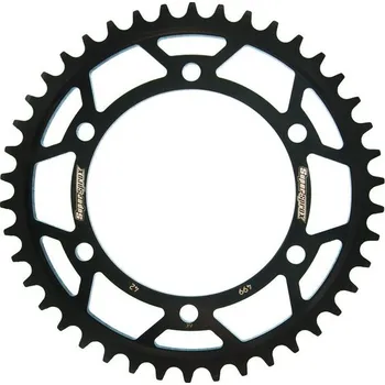 Řetězová sada pro motocykl Řetězová rozeta SUPERSPROX RFE-499:42-BLK černý 42 zubů, 530