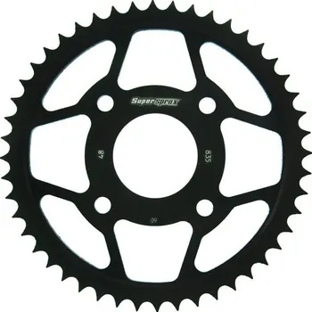 Řetězová sada pro motocykl Řetězová rozeta SUPERSPROX RFE-835:48-BLK černý 48 zubů, 428
