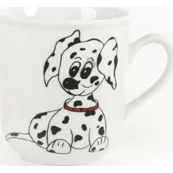 Hrnek 160ml DĚTSKÝ-DALMATIN, čes.porcelán