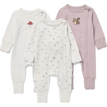 Kojenecký body 706566 - Tchibo - Pyžama pro miminka - pro miminko - vel. 86/92 - barva: bílá/s potiskem