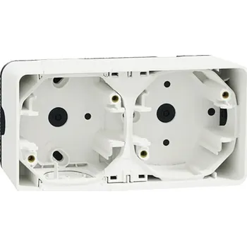 vypínač Elektroinstalační krabice pro povrchovou montáž Schneider Electric Mureva AMMUR39914 dvojnásobná bílá