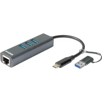 USB hub D-Link USB-C/USB to Gigabit Ethernet Ada