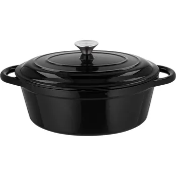 Hrnec SILVERCREST® Litinový pekáč, 29 cm / 4,7 l (černá)