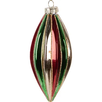 Vánoční ozdoba Clayre & Eef - Skleněná vánoční ozdoba 6GL5175