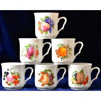 Hrnek 270ml KAREL-OVOCE 4159, čes.porcelán