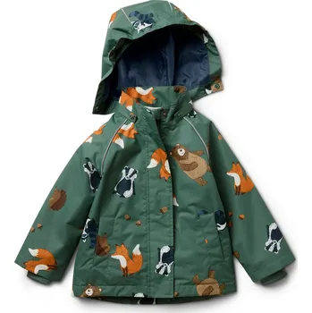 Pláštěnka 702784 - Tchibo - Dětská termobunda do deště - pro ženy - vel. 98/104 - barva: modrá/s potiskem