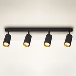 Brilagi - LED Stmívatelné bodové svítidlo SELE 4xGU10/6,5W/230V černá/zlatá