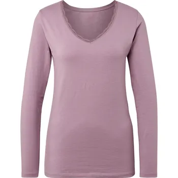 705696 - Tchibo - Tílko s dlouhým rukávem - pro ženy - vel. XL 48/50 - barva: fialová