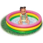 Bazén nafukovací dno duhový 86x25cm 3 komory