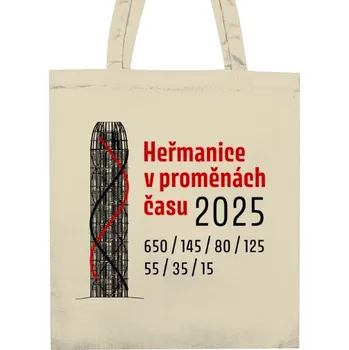 Nákupní taška unisex s potiskem Cotton Heřmanice 2025