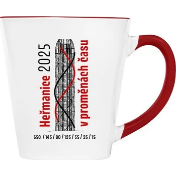 Pánské oblečení Hrnek kónický barevný s potiskem Red D Heřmanice 2025