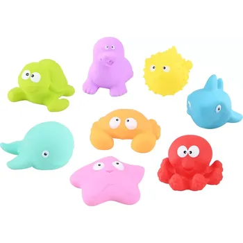 Hračka pro nejmenší Zvířátka do vody – sada 4 ks, 8 cm, 2 varianty